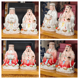 [A9] Tượng Thần Tài Thổ Địa Bằng Sứ Đức Hóa Nhập Khẩu Cao Cấp 2 cỡ
