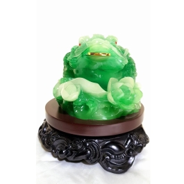 Cóc ngậm tiền vàng - màu xanh