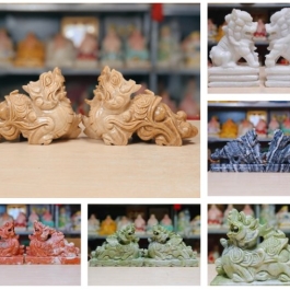 Tượng Tỳ Hưu, Kỳ Lân phong thủy bằng đá tự nhiên, Linh Vật Trấn Trạch Chiêu Tài Lộc