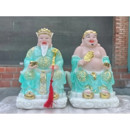 [8inch] Tượng Thần tài Thổ Địa bằng đá nhập khẩu cao cấp cao 22cm – 4 màu