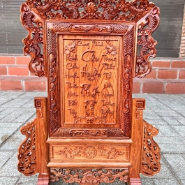 [45x65] Bài Vị Cửu Huyền Thất Tổ Gỗ Hương Đá Ngang 45cm x Cao 65cm - Gỗ 