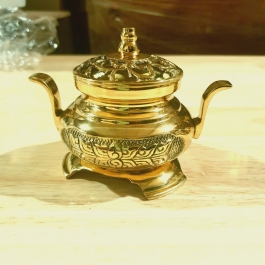 Đỉnh đốt trầm bằng đồng thương hiệu Thuận Phát (3 cỡ) - Cỡ 3 Cao 10cm