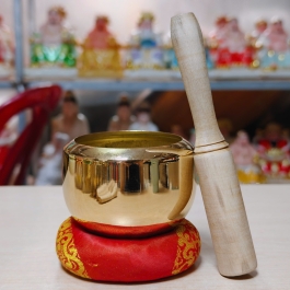 Dùi gõ mỏ, cây gõ chuông mỏ tụng kinh bằng gỗ dài 17cm