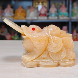 Tượng Cóc, Thiềm Thừ phong thủy chiêu tài, thu hút tài lộc bằng đá tự nhiên