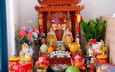 Ý nghĩa 5 hàng chữ bài vị thần tài - thổ địa