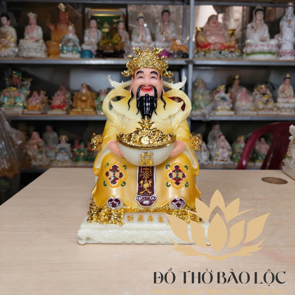 Tượng Thần Tiền Đá Nhập Khẩu Cao Cấp Cao 30cm