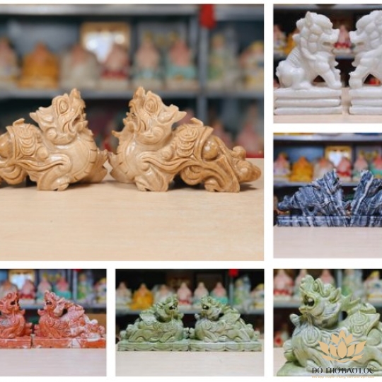 Tượng Tỳ Hưu, Kỳ Lân phong thủy bằng đá tự nhiên, Linh Vật Trấn Trạch Chiêu Tài Lộc
