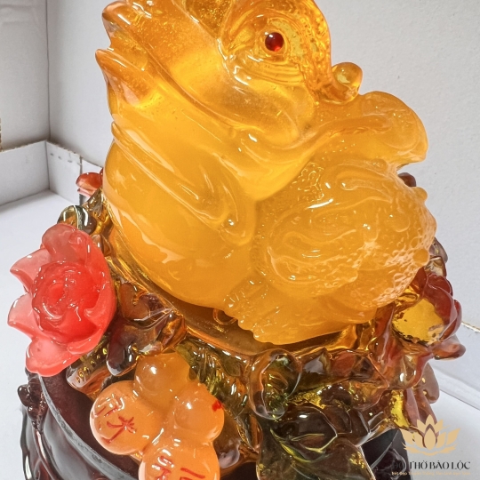 Cóc Ngậm Xu Vàng Hồ Lô Cao 17cm - 2 Màu (Vàng, Xanh)