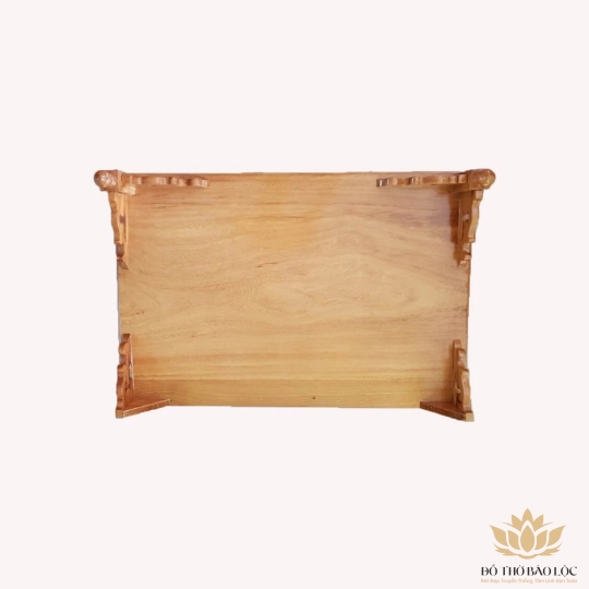 Bàn thờ treo tường gỗ gõ đỏ ngang 60cm