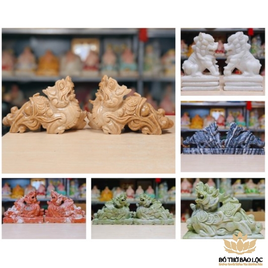 Tượng Tỳ Hưu, Kỳ Lân phong thủy bằng đá tự nhiên, Linh Vật Trấn Trạch Chiêu Tài Lộc