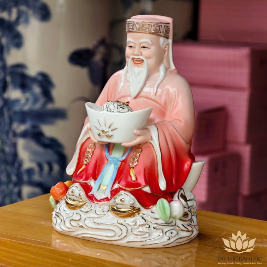 [A9] Tượng Thần Tài Thổ Địa Bằng Sứ Đức Hóa Nhập Khẩu Cao Cấp 2 cỡ