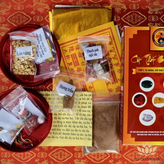 Bộ Cốt Thất Bảo Chuẩn 100% - Cốt Bát Hương - Cốt Tượng Thần Tài