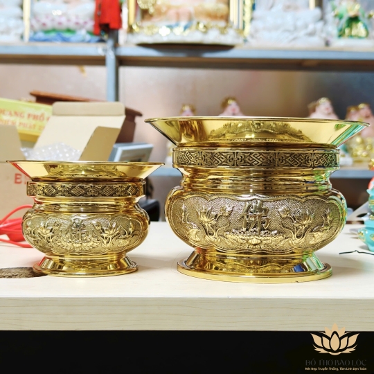 Khay hứng tàn nhang, vỉ khay hứng tàn nhang lư bát hương thờ cúng chất liệu đồng