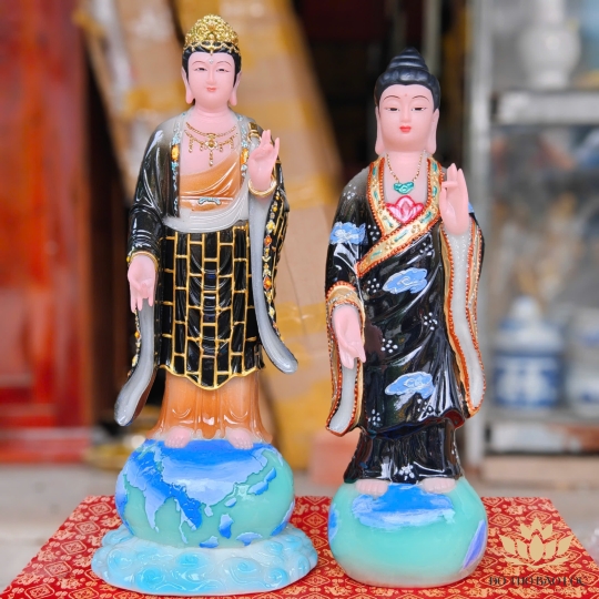 Tượng Mẹ Địa Mẫu Diêu Trì bằng Bột Đá che chở gia đạo, thu hút tài lộc (2 mẫu)