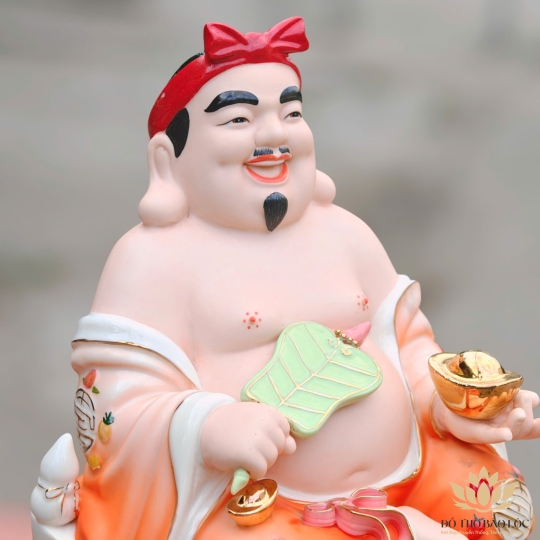 Tượng Thần Tài Thổ Địa sứ đức hóa cao cao cấp nhiều kích cỡ (4 màu: Đỏ, Xanh, Vàng, Trắng)