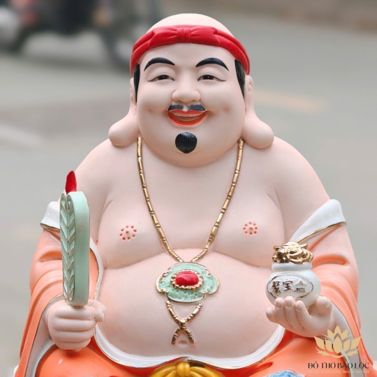 Tượng Thần Tài Thổ Địa sứ đức hóa cao cao cấp cao 31cm