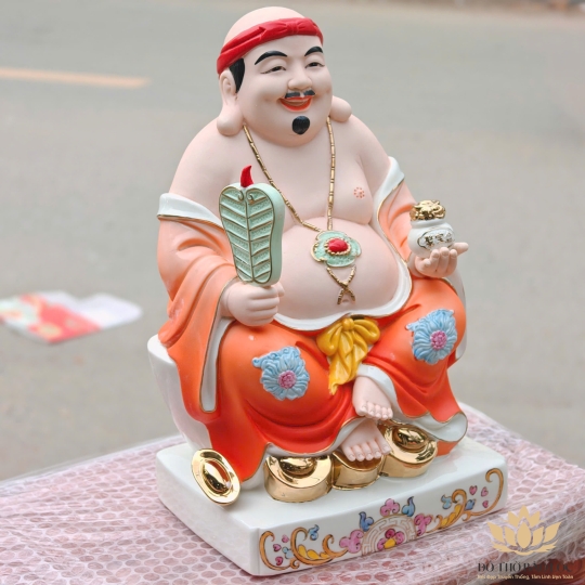 Tượng Thần Tài Thổ Địa sứ đức hóa cao cao cấp cao 31cm