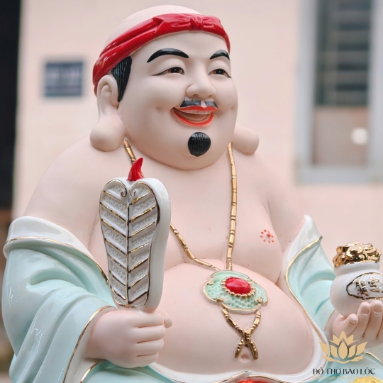 Tượng Thần Tài Thổ Địa sứ đức hóa cao cao cấp cao 31cm