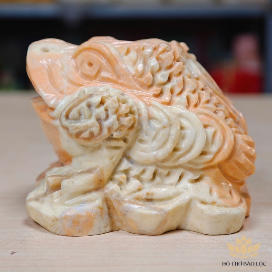 Tượng Cóc phong thủy chiêu tài, thu hút tài lộc bằng đá tự nhiên