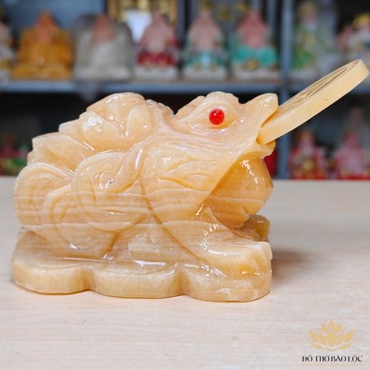 Tượng Cóc, Thiềm Thừ phong thủy chiêu tài, thu hút tài lộc bằng đá tự nhiên