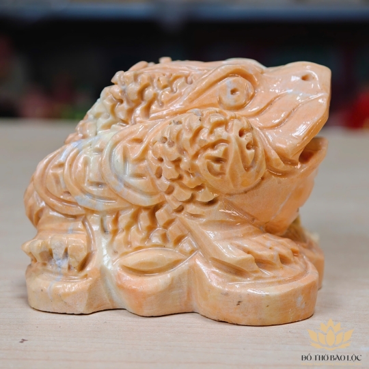 Tượng Cóc phong thủy chiêu tài, thu hút tài lộc bằng đá tự nhiên