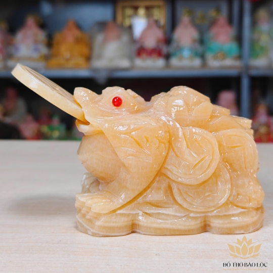 Tượng Cóc, Thiềm Thừ phong thủy chiêu tài, thu hút tài lộc bằng đá tự nhiên