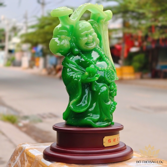 Tượng Phật Di Lặc Cát Tường Thu Hút Tài Lộc cao 33cm