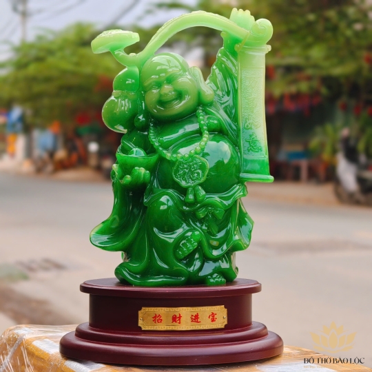 Tượng Phật Di Lặc Cát Tường Thu Hút Tài Lộc cao 33cm