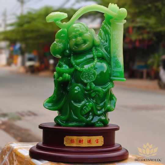 Tượng Phật Di Lặc Cát Tường Thu Hút Tài Lộc cao 33cm